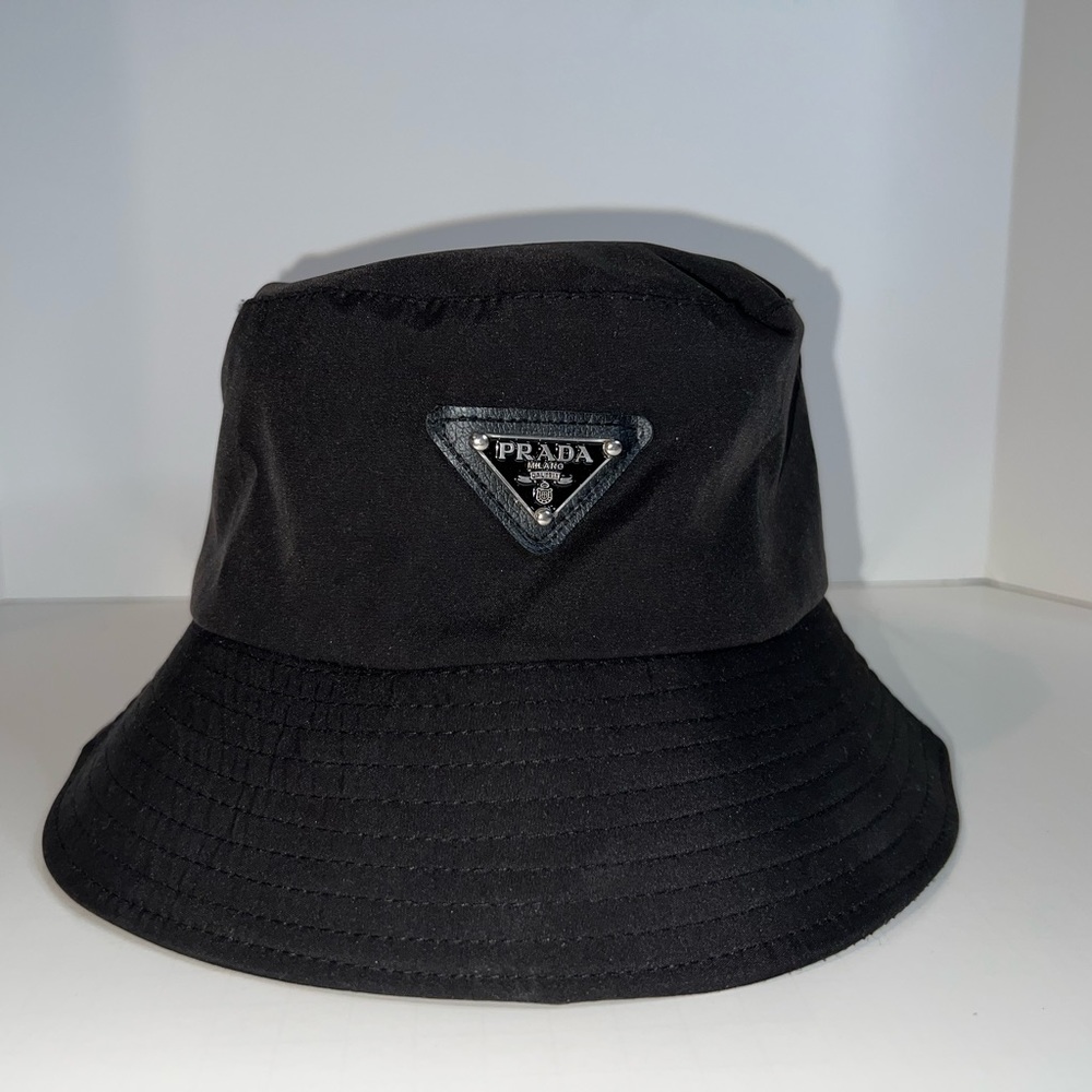 Prada Black Bucket Hat - Picture 3 of 4